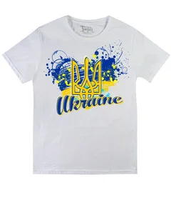 Прикольные футболки: Украина Сердце 1 White